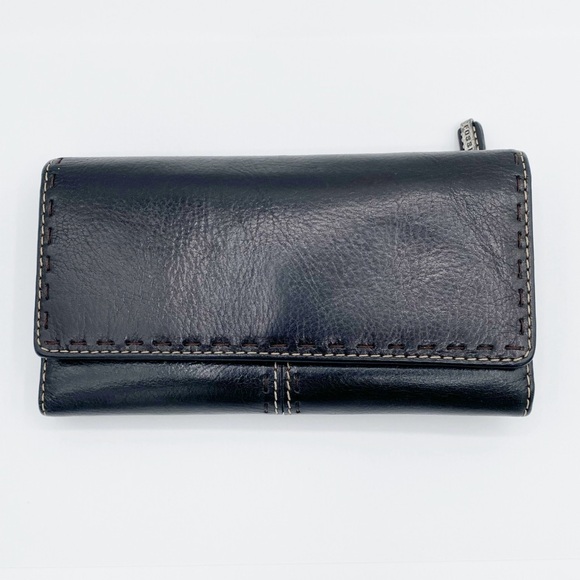 Fossil Leather Trifold Wallet - Picture 2 of 9